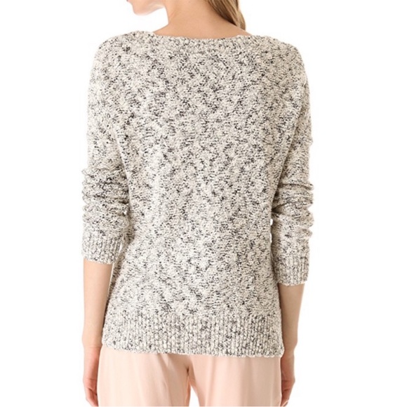 Theory FRETTA B OCEAN TWEED Sweater Large - Picture 2 of 9